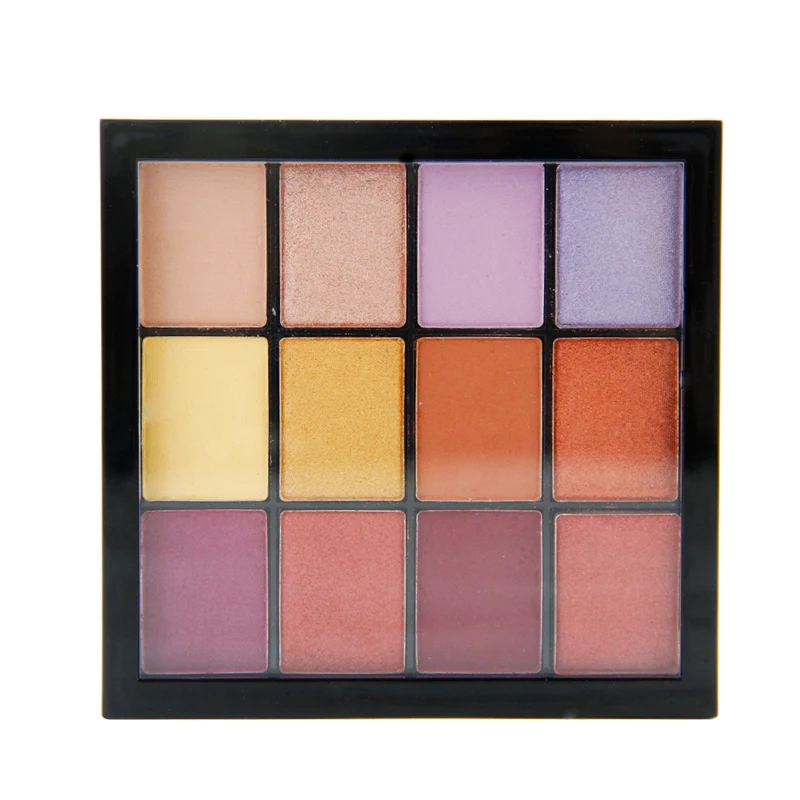 

High Pigment Matte Eyeshadow 12 Color Private Label Vegan Shimmer Eye Shadow Palette with Custom Logo