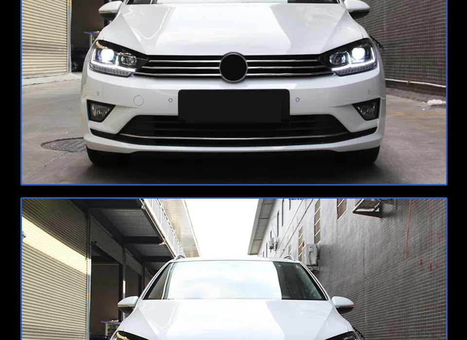 Головной фонарь для VW спортивный фургон Golf- фары Противотуманные фары Дневные ходовые огни DRL H7 светодиодный Биксеноновая лампа автомобильные аксессуары