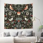 Настенный Гобелен Вильям Моррис, настенный гобелен из полиэстера с принтом птиц, винтажное настенное одеяло в стиле бохо, настенное одеяло