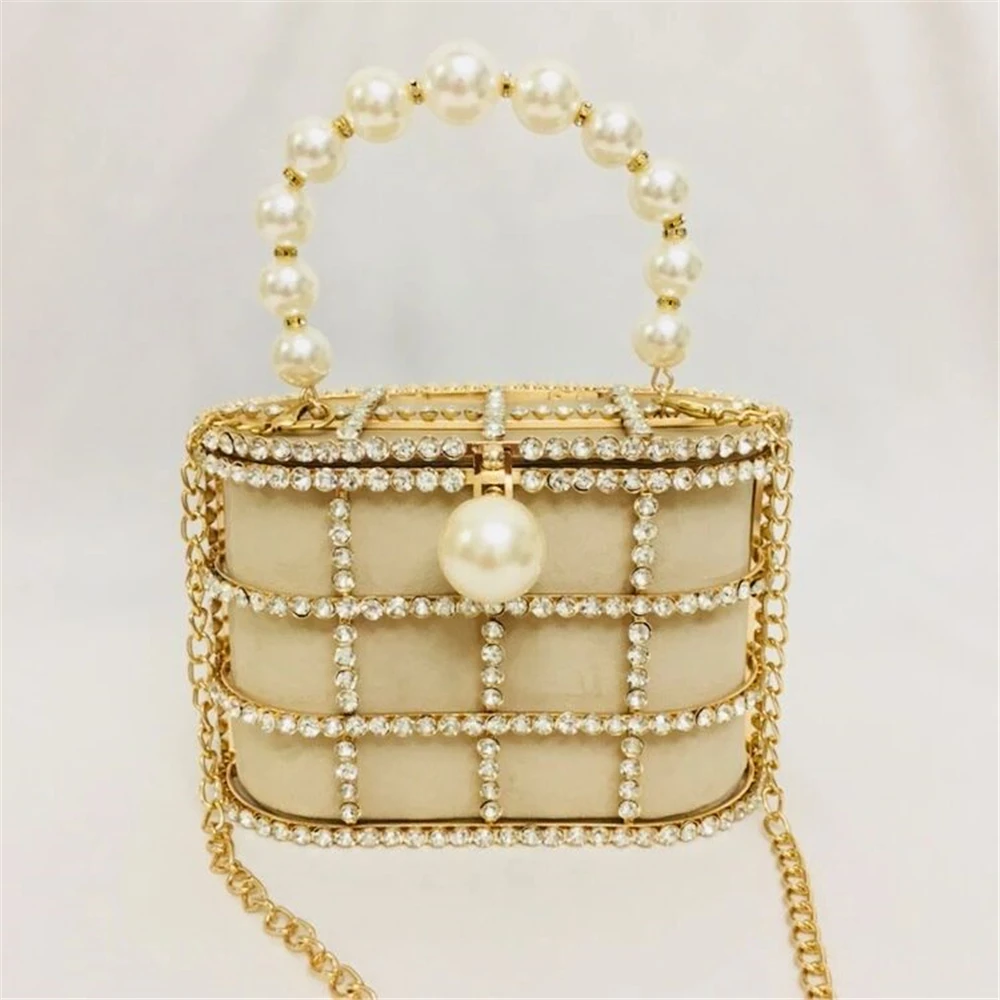 Новые Роскошные lady diamond женские сумки из натуральной кожи полый металлический ведро дизайнерская ручка с бахромой сумки ужин вечерние сумки на плечо сумка клатч кошелек