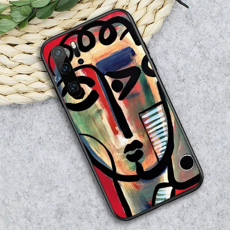 

Picasso abstract Art painting Phone Case For Huawei honor Mate P 10 20 30 40 i 9 8 pro x Lite smart 2019 nova 5t