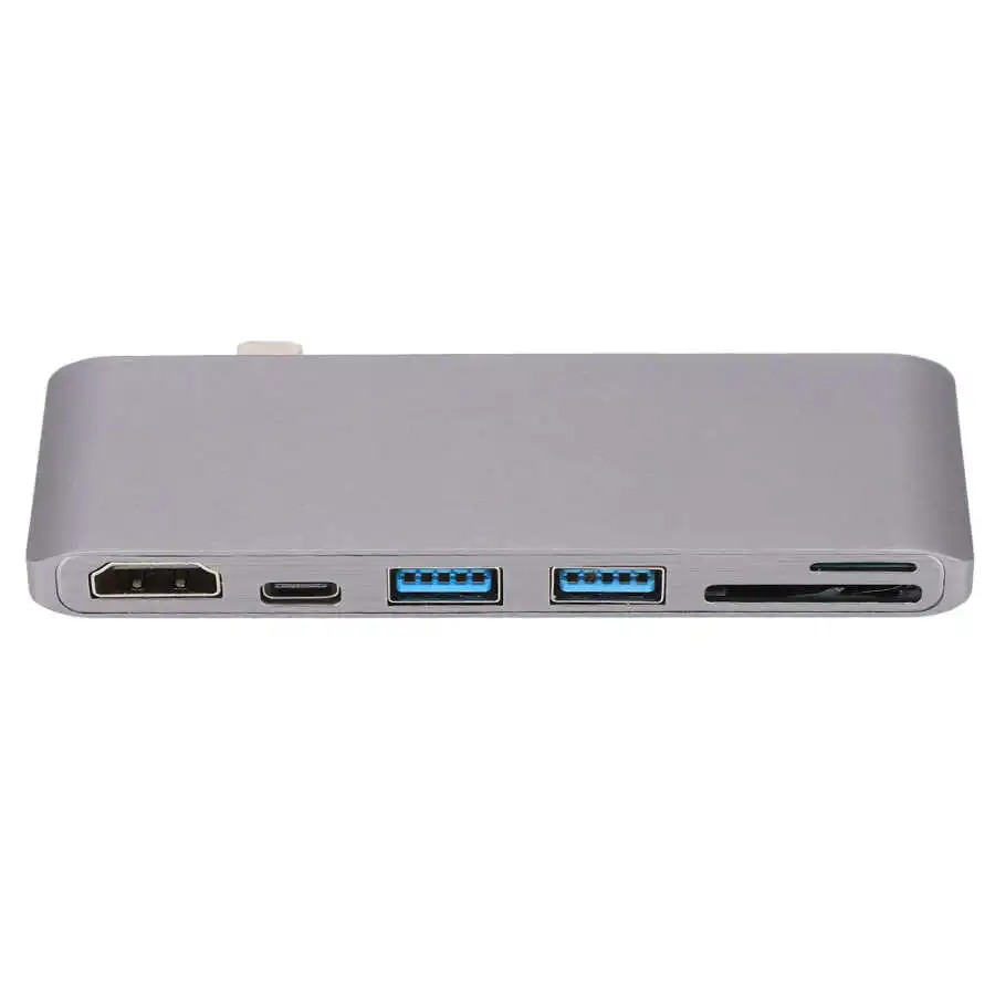 Адаптер 6 в 1 Type C на концентратор 4K x 2K 1080P USB3.0 портовый/TF карта адаптер cx1 USB 3 0x2 SDx1