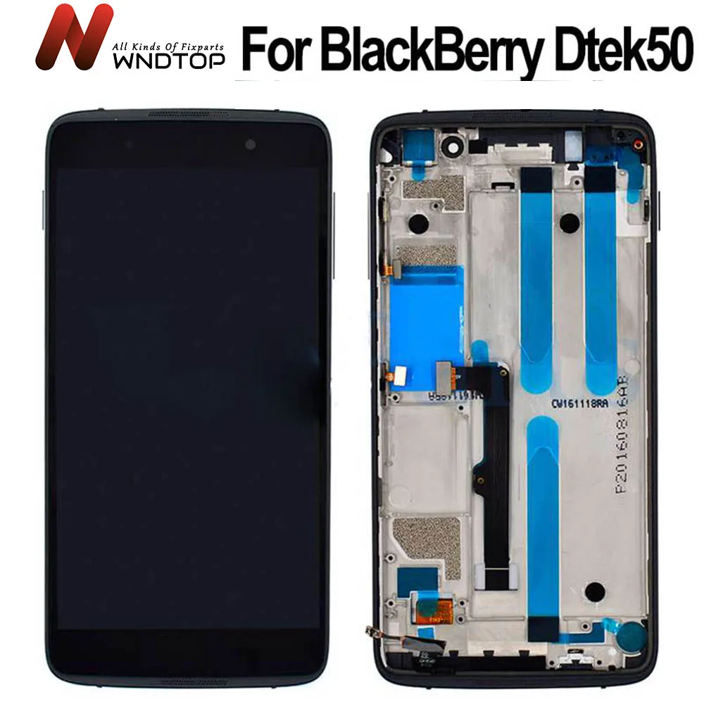 

For BlackBerry Dtek50 LCD Display Touch Screen Digitizer Assembly With Frame Replacement For 5.2" Blackberry Dtek 50 LCD Display