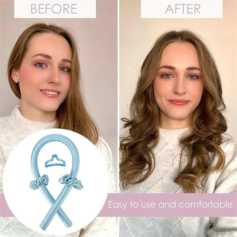 Плойка для завивки без тепла губка с повязкой на голову нагрева Женский