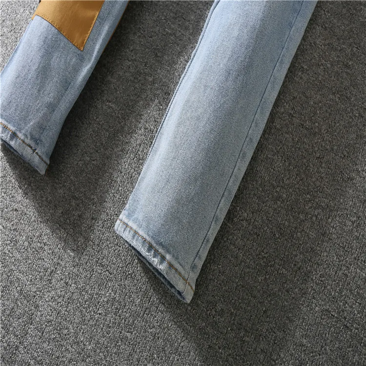 Новые мужские брюки с карманами для демонтажа модная облегающая стрейчевая