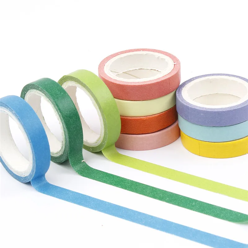 10 рулонов/набор декоративная лента для скрапбукинга|adhesive tape scrapbooking|diy washitape scrapbook |