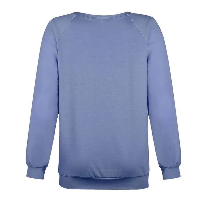 

New Style for Autumn and Winter European and American Women's Loose Round Neck Printed Hoodie Sweatshirt Women