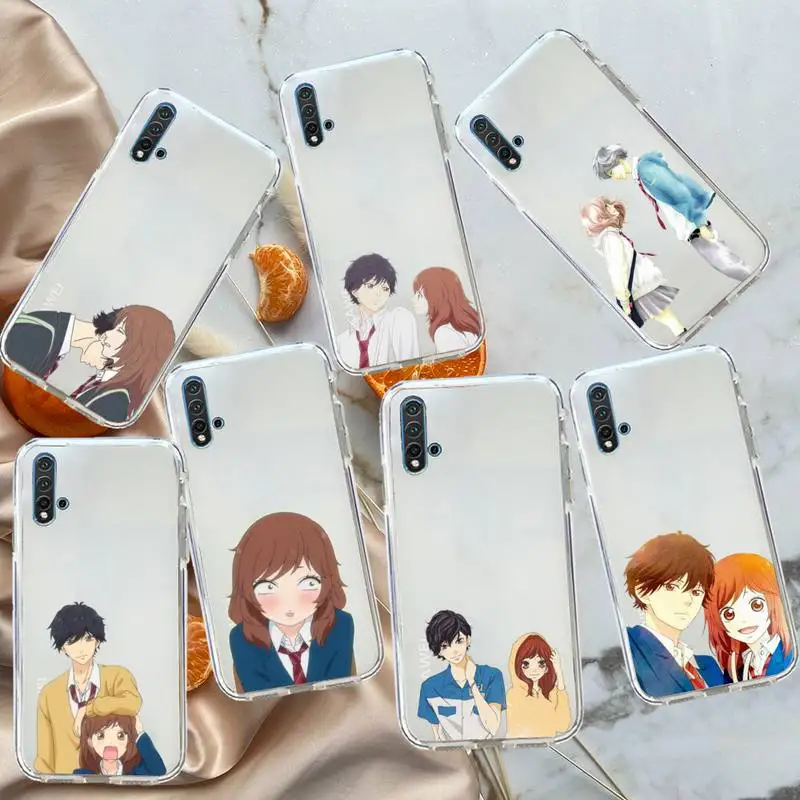 

Ao Haru Ride Love lovely anime Phone Case Transparent for Huawei honor P mate 40 20 30 10 50 i 9 x mate pro lite 8a