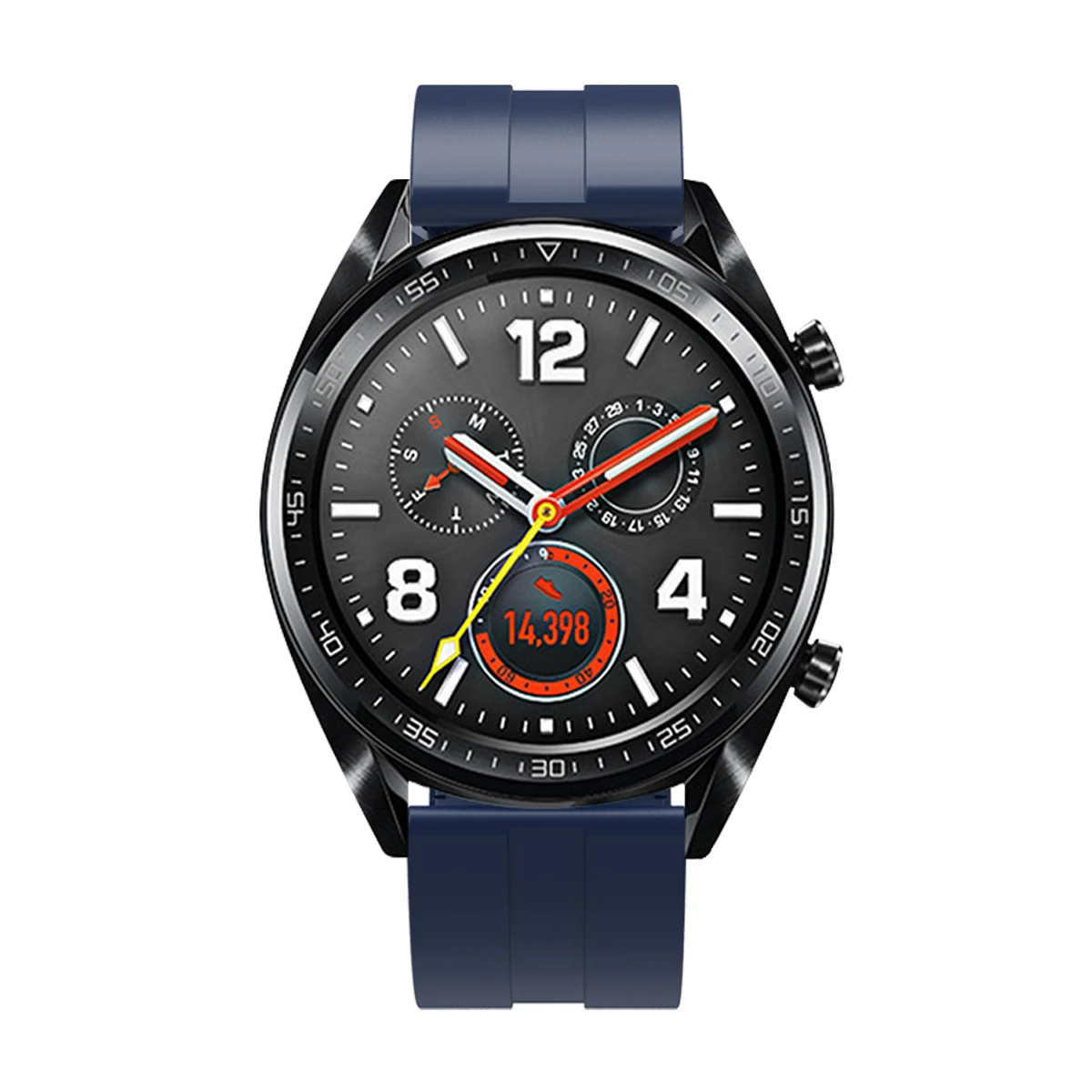 22mm 20mm Silicone strap Compatible with Samsung Galaxy Watch 3/Active 2/Huawei watch GT2/Amazfit GTR Replacement bracelet strap