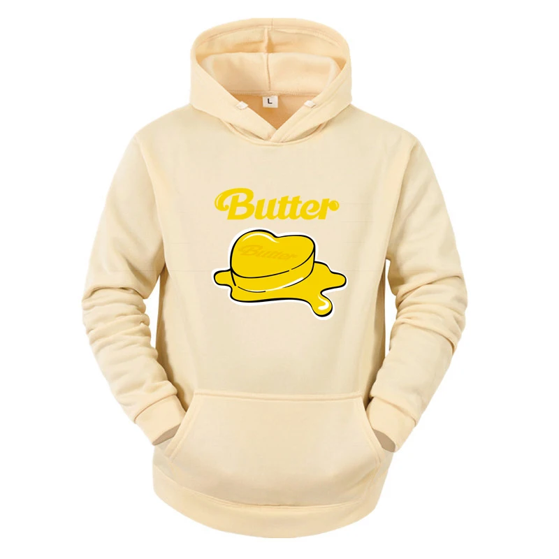 

2021New Album BTS Butter Hoodie Print Hoodies Sweatshirts Men/Women Casual Harajuku Pullovers Autumn Winter Fashion Clothing