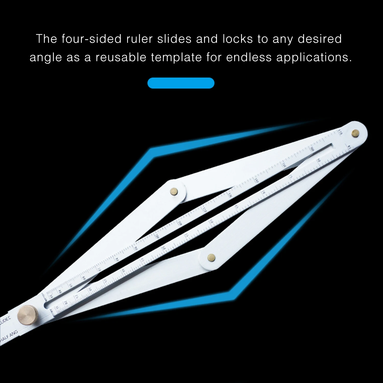 Угловой транспортир дерево модель ручной работы квадратный угловой угол сделай