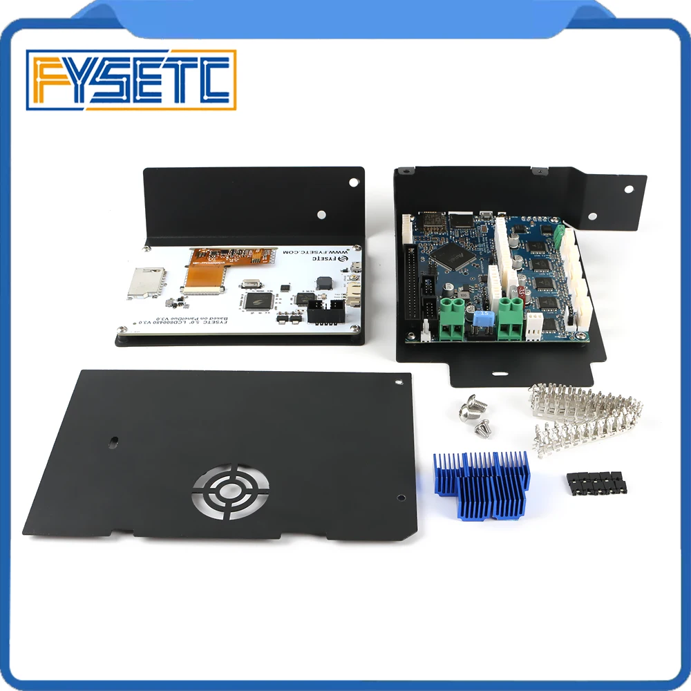 Clone Duet 2 wifi v1.04 32 Bit Board Duetwifi + 5i 5'' Paneldue Touch Screen Controller Case For Ender-3 Ender-3