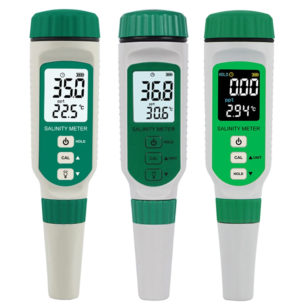 

Портативный Измеритель солености, Цифровой рефрактометр, соленометр, галометр, измеритель соленой солени, аквариума, еды, воды, тестер каче...