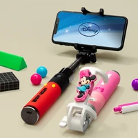 disney mickey minnie cute cartoon selfie sticks universal foldable mini tripod for smartphone android