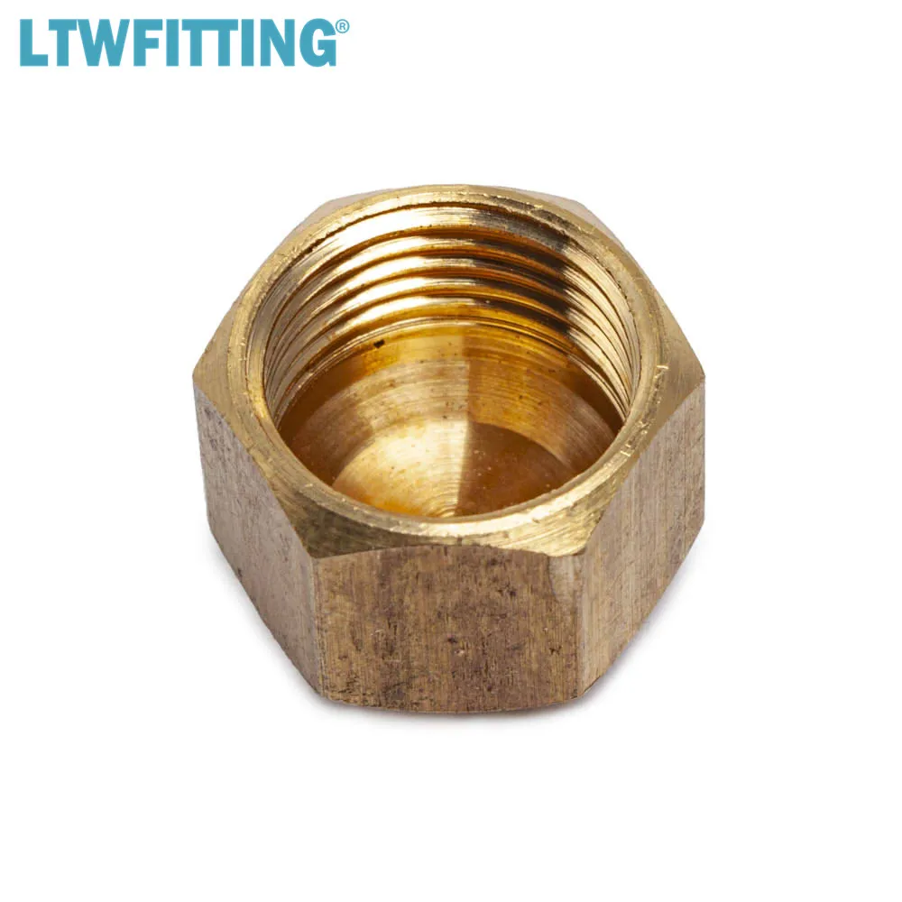 LTWFITTING 5/16 &quotлатунный колпачок запорного клапана латунный Компрессионный фитинг |