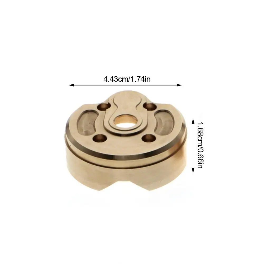 NEW 2Pcs Brass Portal Steering Knuckle Cap Housing for 1:10 RC Crawler Axial Capra1.9 UTB SCX10 III | Игрушки и хобби
