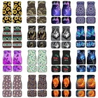 Автомобильный коврик для пола на заказ с подсолнухами, женский и мужской комплект из 4 предметов, всепогодные Универсальные Передние и задние коврики