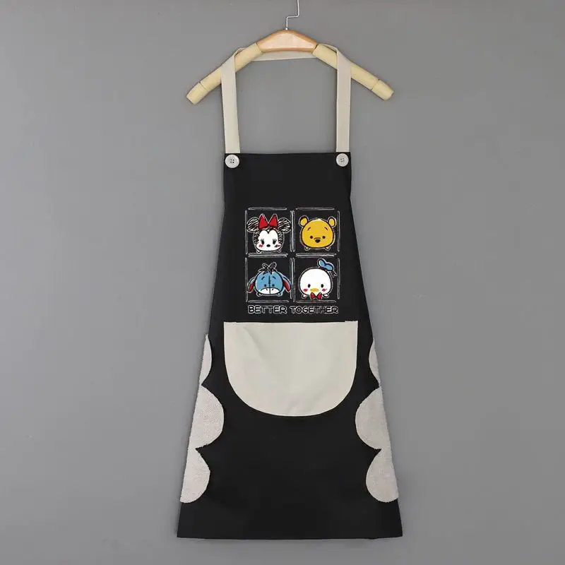 Кухонные фартуки Disney с Микки для женщин и мужчин домашние кухонные непромокаемые