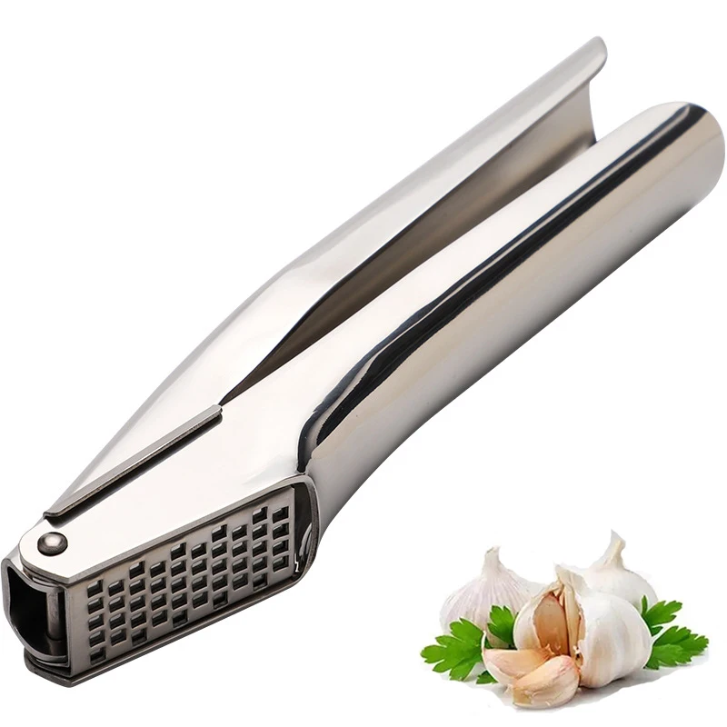 

Кухонный алюминиевый пресс для чеснока Leeseph с силиконовой трубкой и роликом, многофункциональные инструменты для приготовления пищи