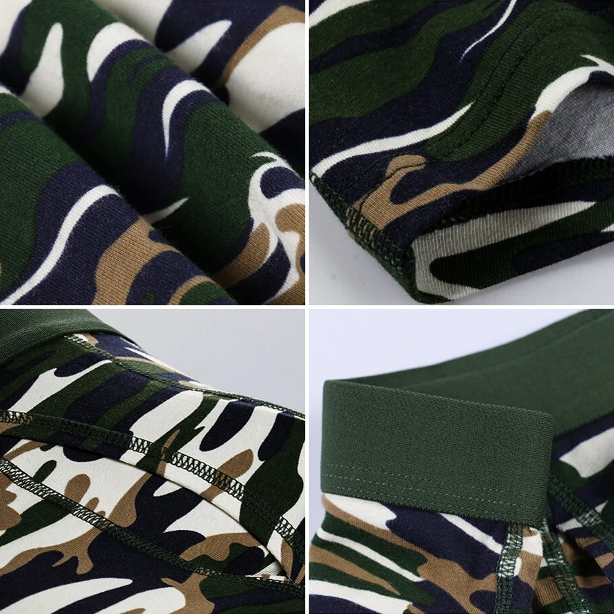 4 шт./лот сексуальное мужское нижнее белье боксеры мужские трусы шорты дышащие