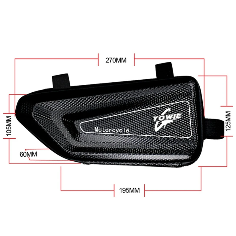 

2Pcs Motorcycle Side Package Hards Shell Triple-cornered Package Tool Bag for Benelli 502C BJ500 TRK502X TNT150 S1000R