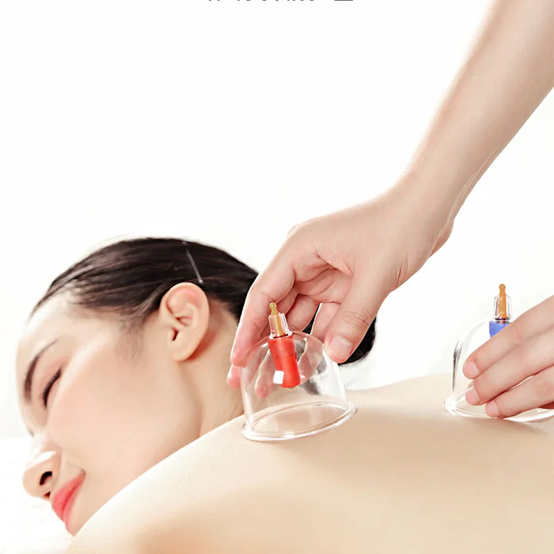 

24/28Cups Vacuum Cans Medical Set Suction Cup Therapy Back Cupping Chest Massage Jars Body Anti-Cellulite Ventosa Massager