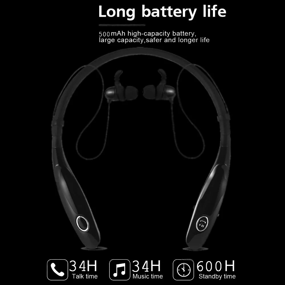 Bluetooth наушники беспроводные V5.0 Бег Спорт басов Беспроводные с микрофоном для Xiaomi
