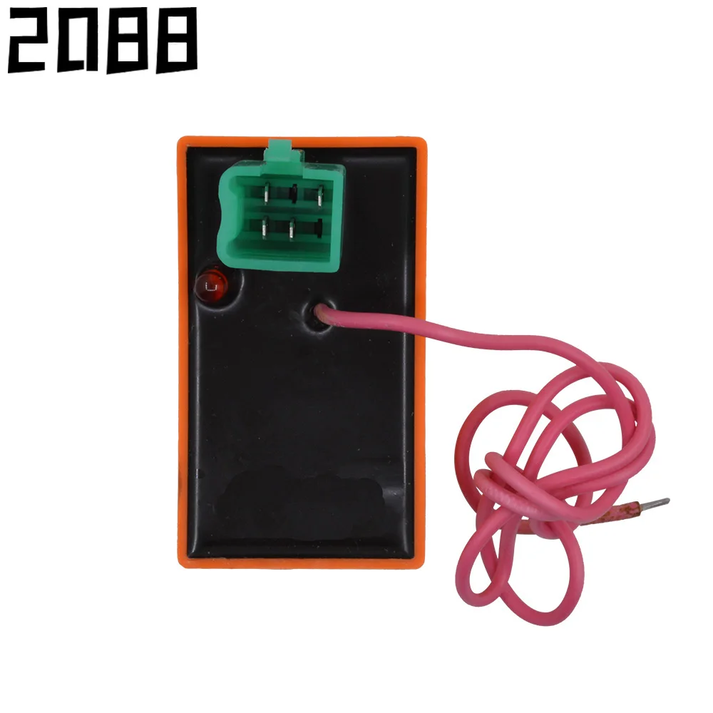 

Motorcycle modified CDI stepless timing smart igniter scooter Knight car tricycle 4 pin 1 wire plus a refitable connector