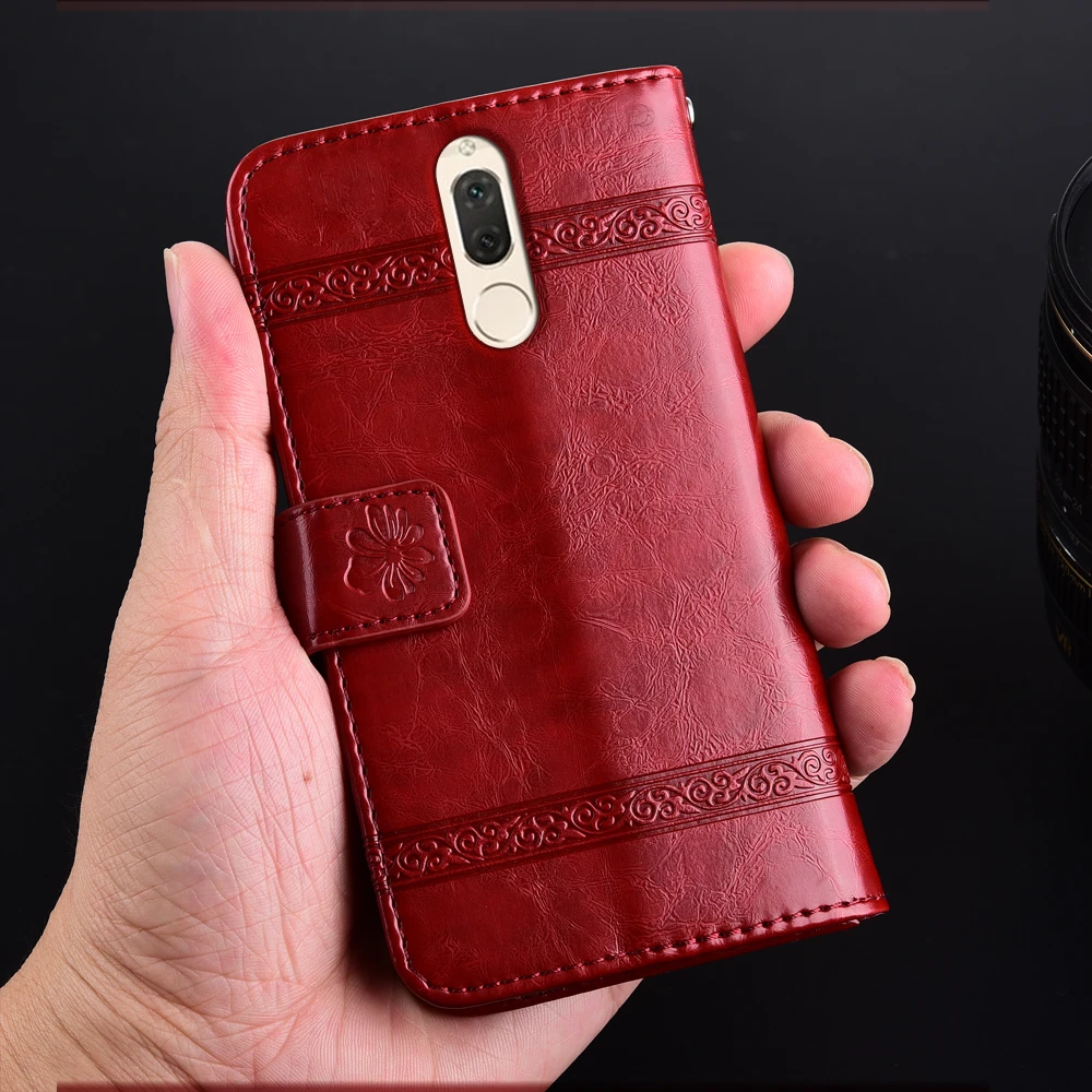 Чехол для Mate 10 lite кожаный флип чехол Huawei накладка Nova2 i Mate10 oque чехол|Чехлы-портмоне|