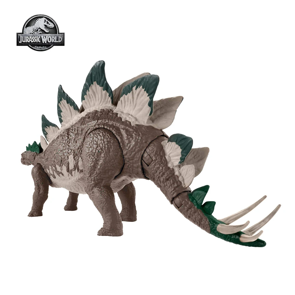 Игрушка Мир Юрского периода динозавры Mega Dual Attack стегозавр Chomping Меловые звуковые