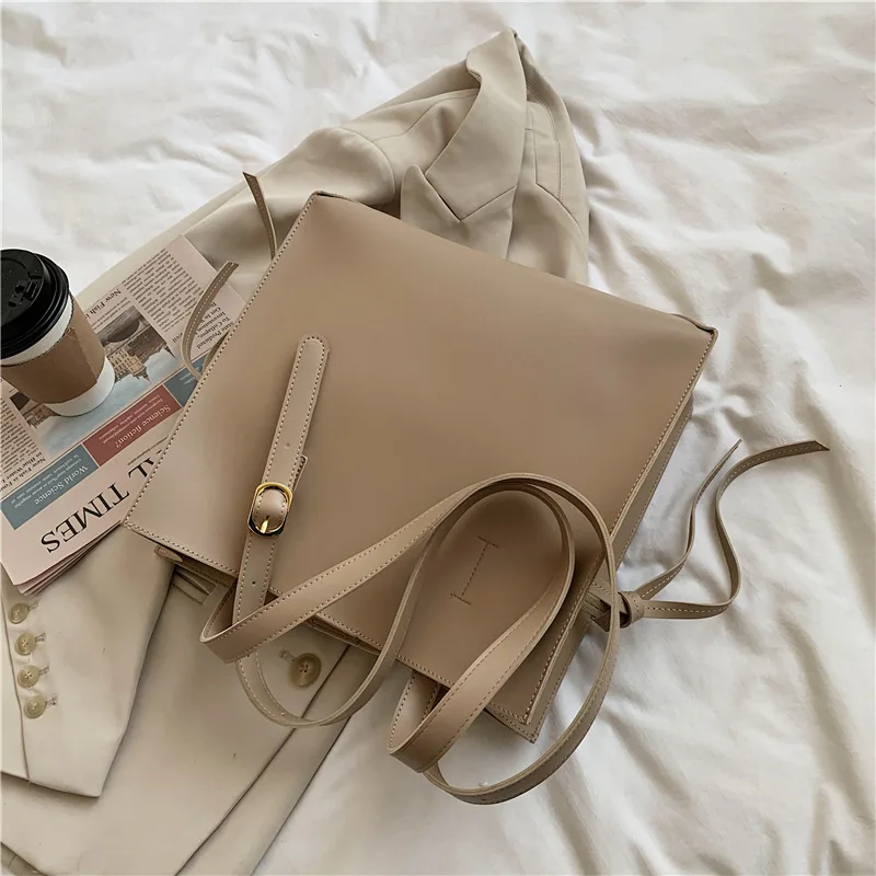 

Womens Handbags Versatile Big Women's 2021 New Fashion Simple Large Capacity Shoulder Tote Bag Style Handbag Purses