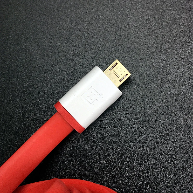 Oneplus 1 зарядное устройство usb микро кабель оригинальная красная лапша линия 100 см