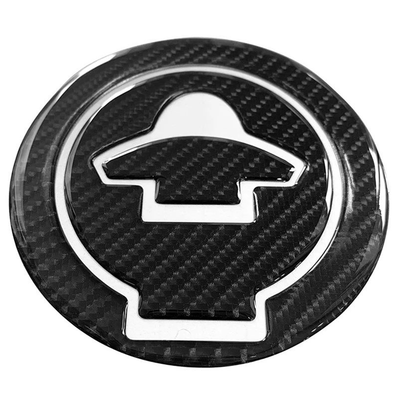 Наклейка на крышку топливного бака мотоцикла из углеродного волокна наклейка