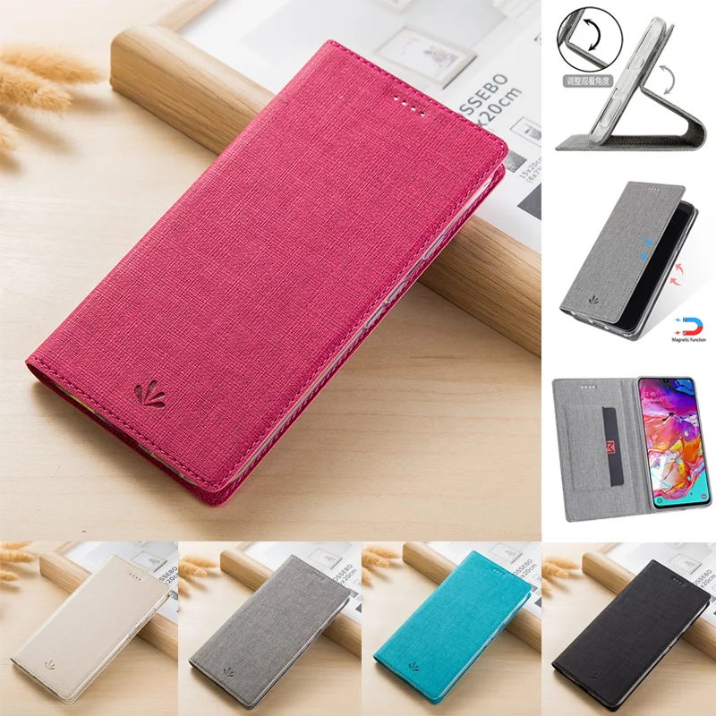 

Ultra Thin Leather Stand Flip Case For Samsung Galaxy A75 A52 5G A21S A71 A51 A31 A21 EUR A11 Phone Cover Bags