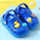 Новинка 2022, Детские мюли для девочек, летние крокодиловые садовые сандалии для девочек, сандалии Baotou