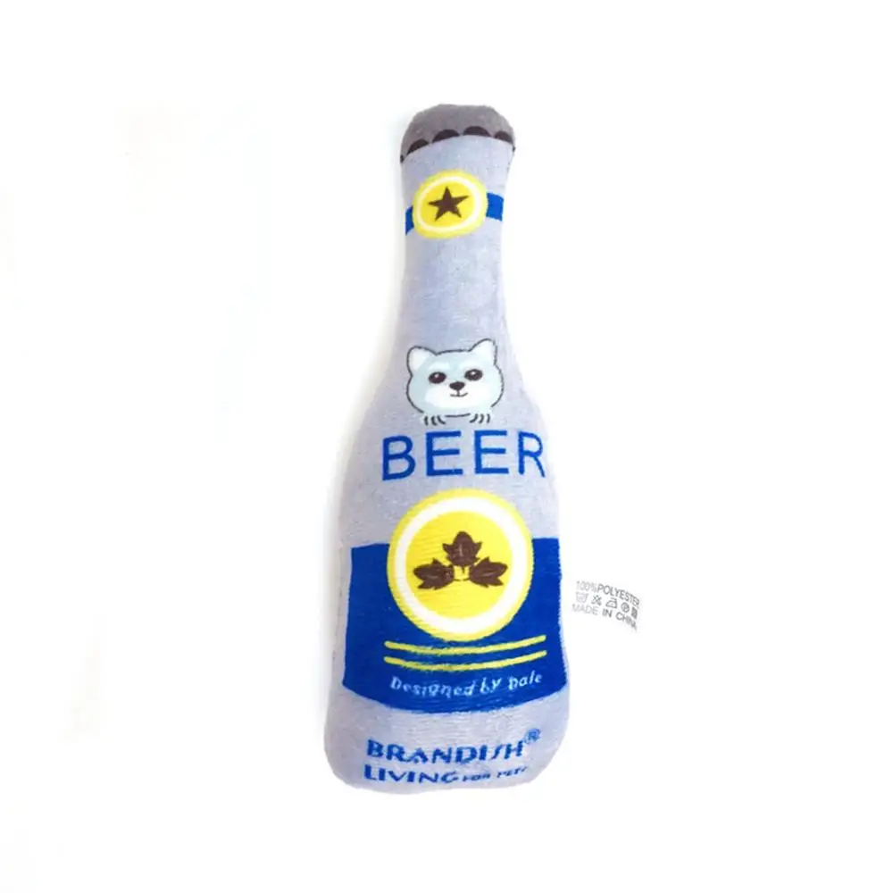 Пивная бутылка в форме собаки игрушки для домашних животных обучение животным