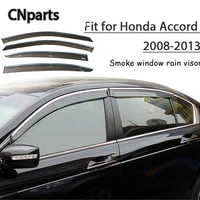 auto part 4pcs abs for honda accord 2008 2009 2010 2011 2012 2013 car smoke window visor keep fresh air convection accessories