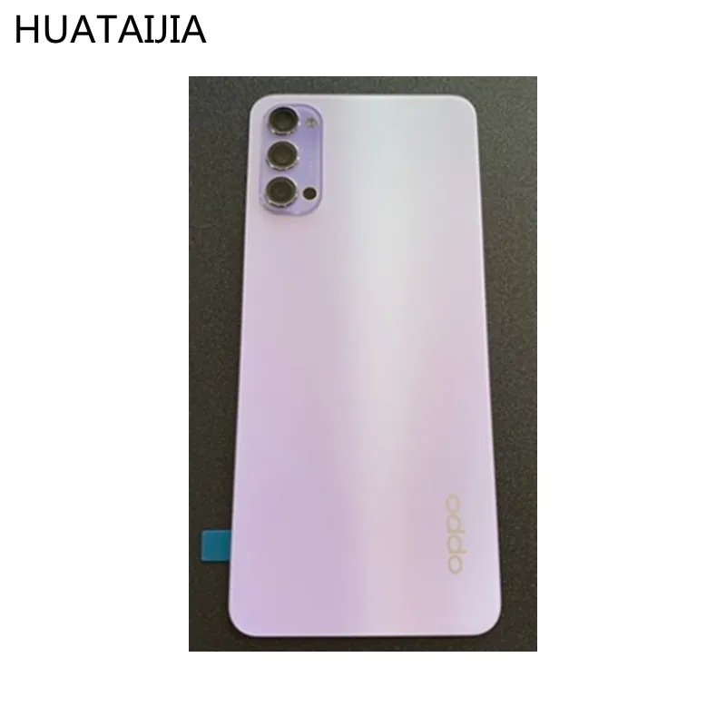 Cubierta trasera de bater&iacute;a para Oppo, carcasa trasera para Oppo Reno4 5G, 5G, PDPM00, PDPT00, CPH2091, nueva-4
