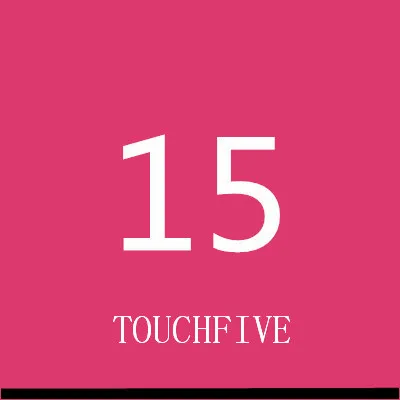 TOUCHFIVE 168 цветов одиночные художественные маркеры Кисть ручка эскиз на спиртовой основе маркеры двойная головка манга ручки для рисования товары для рукоделия - Цвет: 15-geraninm