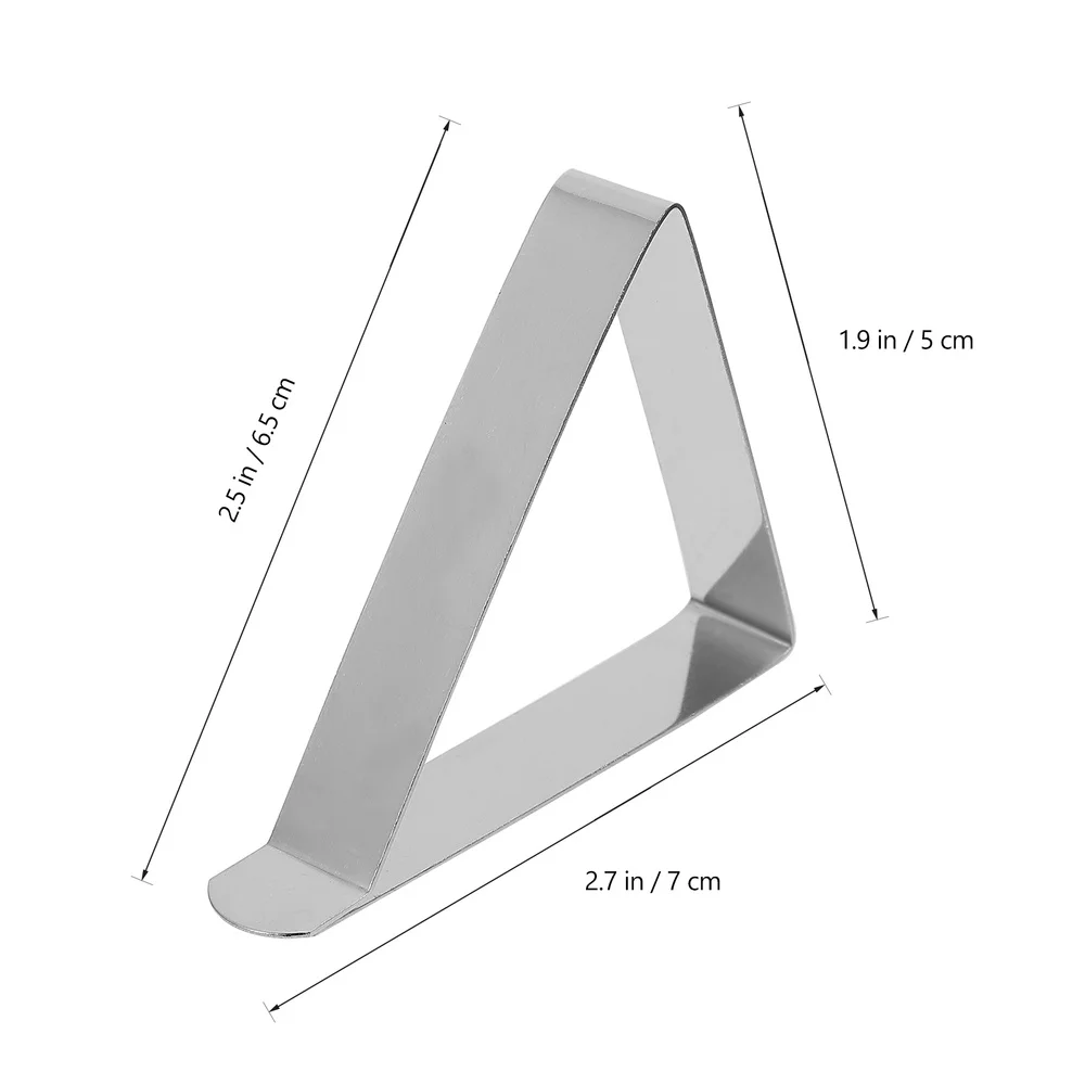 

12pcs Tablecloth Clips Stainless Steel Table Cloth Clip Tablecloth Fixator