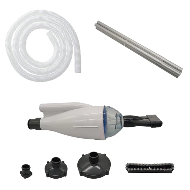 

Pool Vacuum Cleaner Perfect for Above Ground and Inflatable Pool, Spa, Pond, Waterfall, No Pump-Filter System