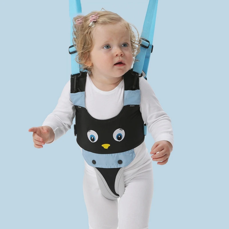 

Baby Walking Harness, Hand-Held Toddler Walking Assistant, Standing Up and Walking Learning Helper Protective Belt Black