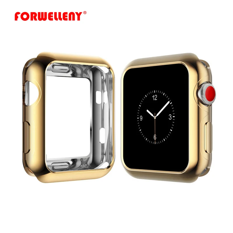 44 мм 40 чехол для Apple Watch защита экрана Ультра тонкое покрытие ТПУ мягкий