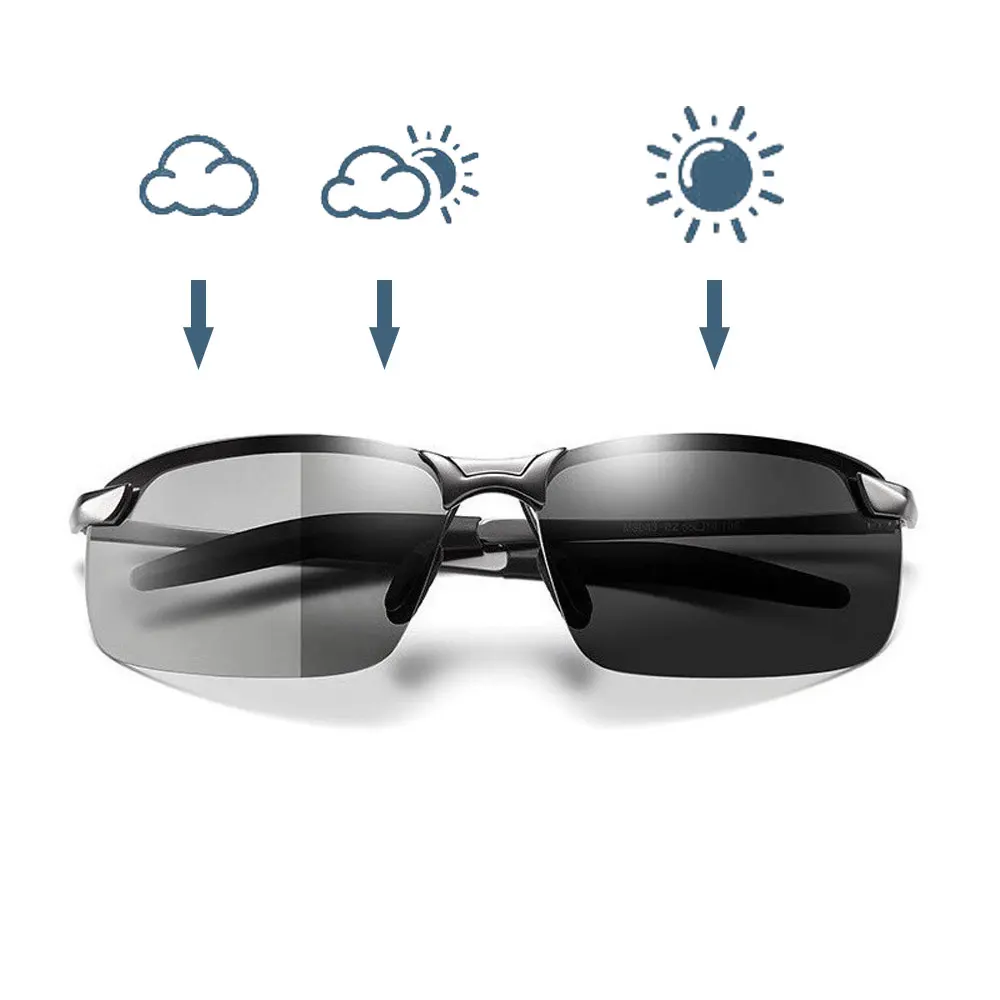 

Driver's Goggles Men Eyewear Photochromic Sunglasses Male Driving Chameleon Glasses Change Color Sun Glasses Day Night Vision