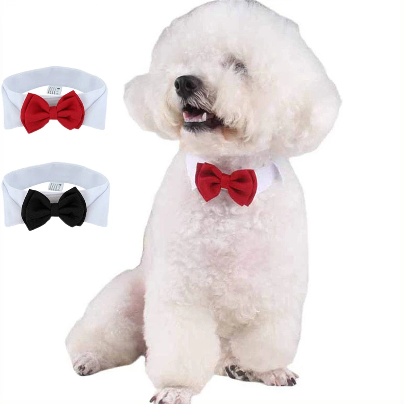 2 Color Dog Supplies Lovely Pet Cat Adjustable Bow Tie Collar Necktie Bowknot Clothes New Fashion | Дом и сад