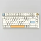 Механическая клавиатура Keydous NJ80, игровые клавиатуры Hotswap RGB с Bluetooth-совместимыми