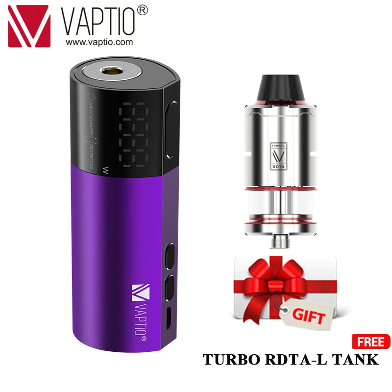 Вейп набор vaptio электронная сигарета VEX 100 Вт модный инновационный дисплей с