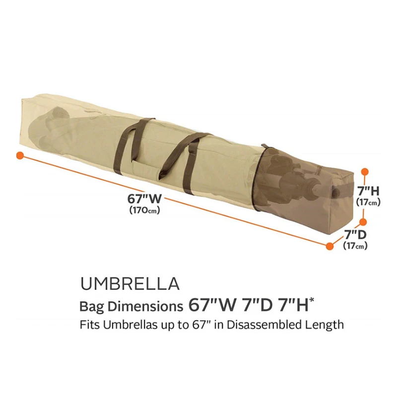 Открытый 420D покрытием водонепроницаемый ткань Оксфорд зонтик пылезащитный