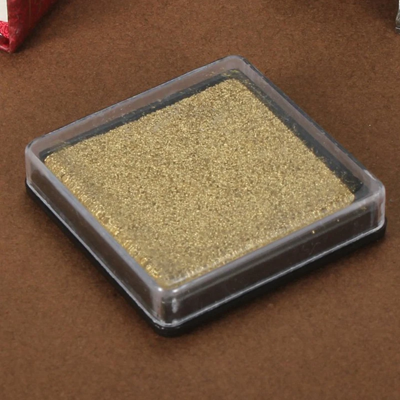 

Ink pad stamp pad for wedding letter Document gold