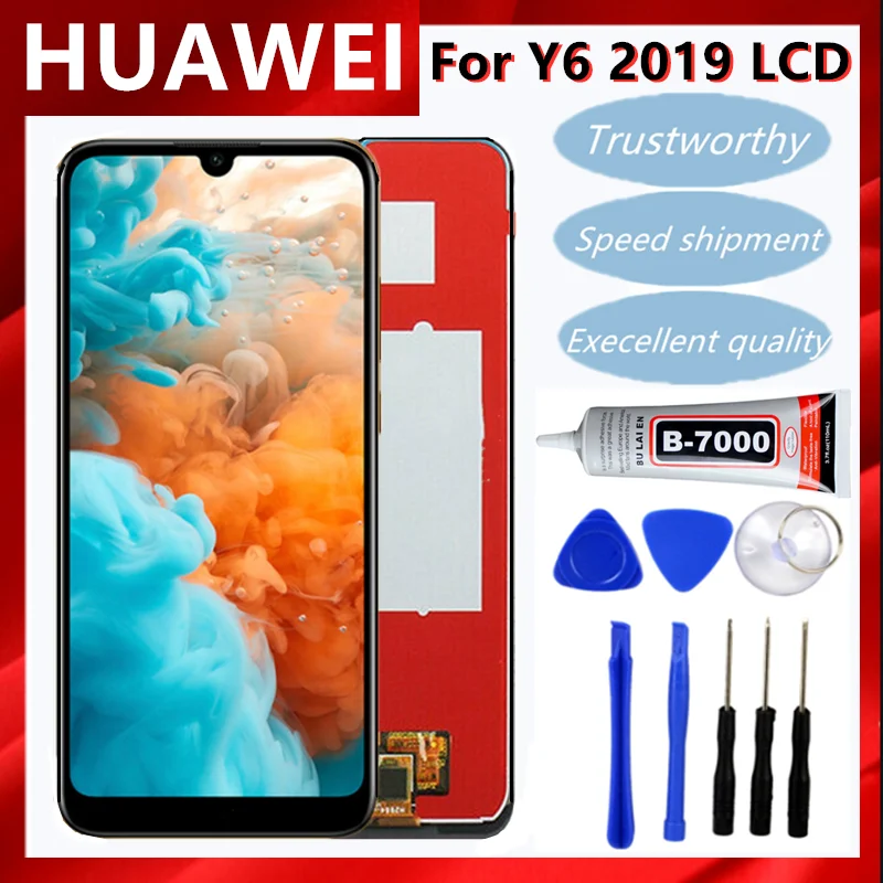

LCD for Huawei Y6 2019 LCD Display Touch Screen For Huawei Y6 Prime 2019 LCD MRD-LX1f LX1 LX2 LX3 L21 L22 Y6 Pro 2019